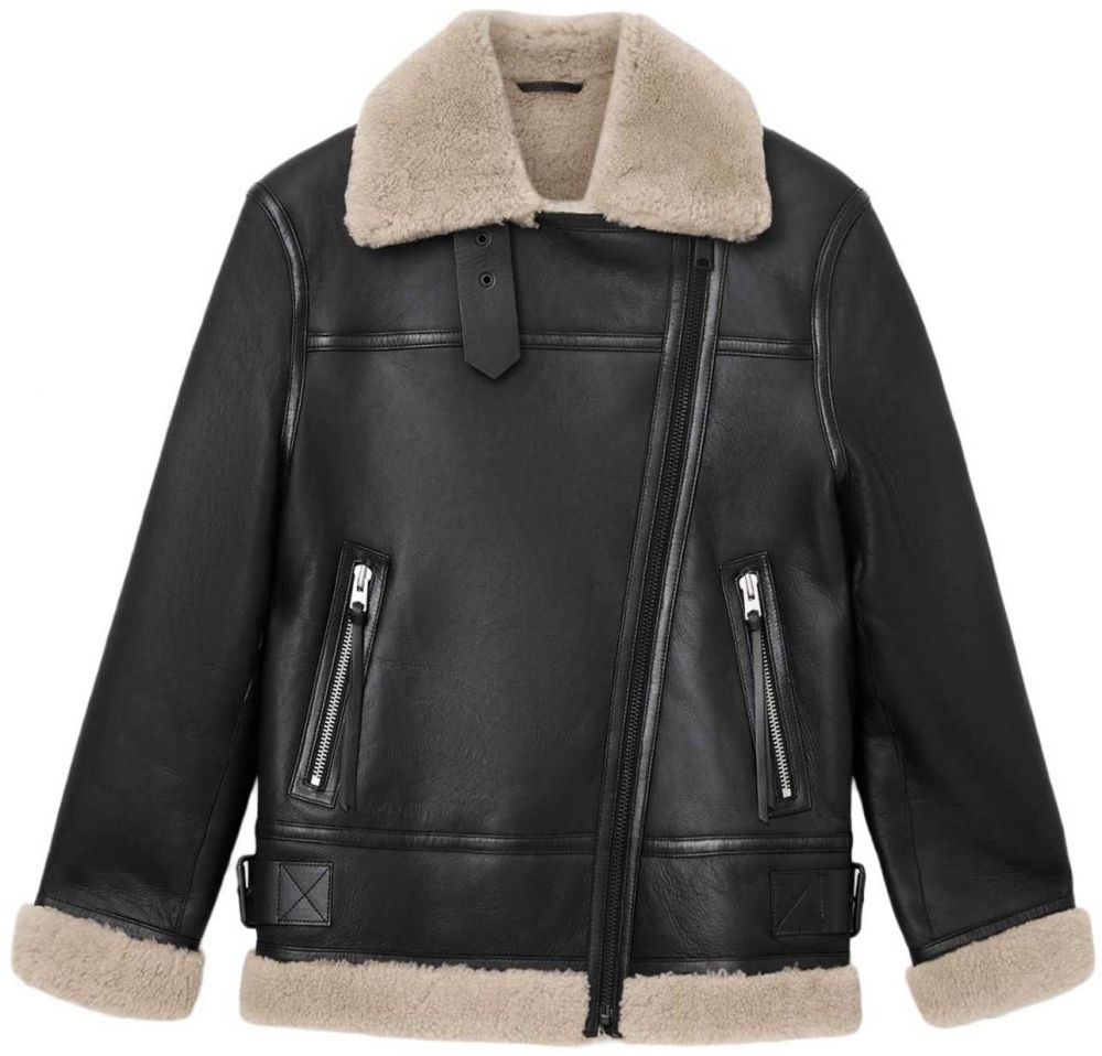 AllSaints Prechodná bunda 'SOLA'  béžová / čierna