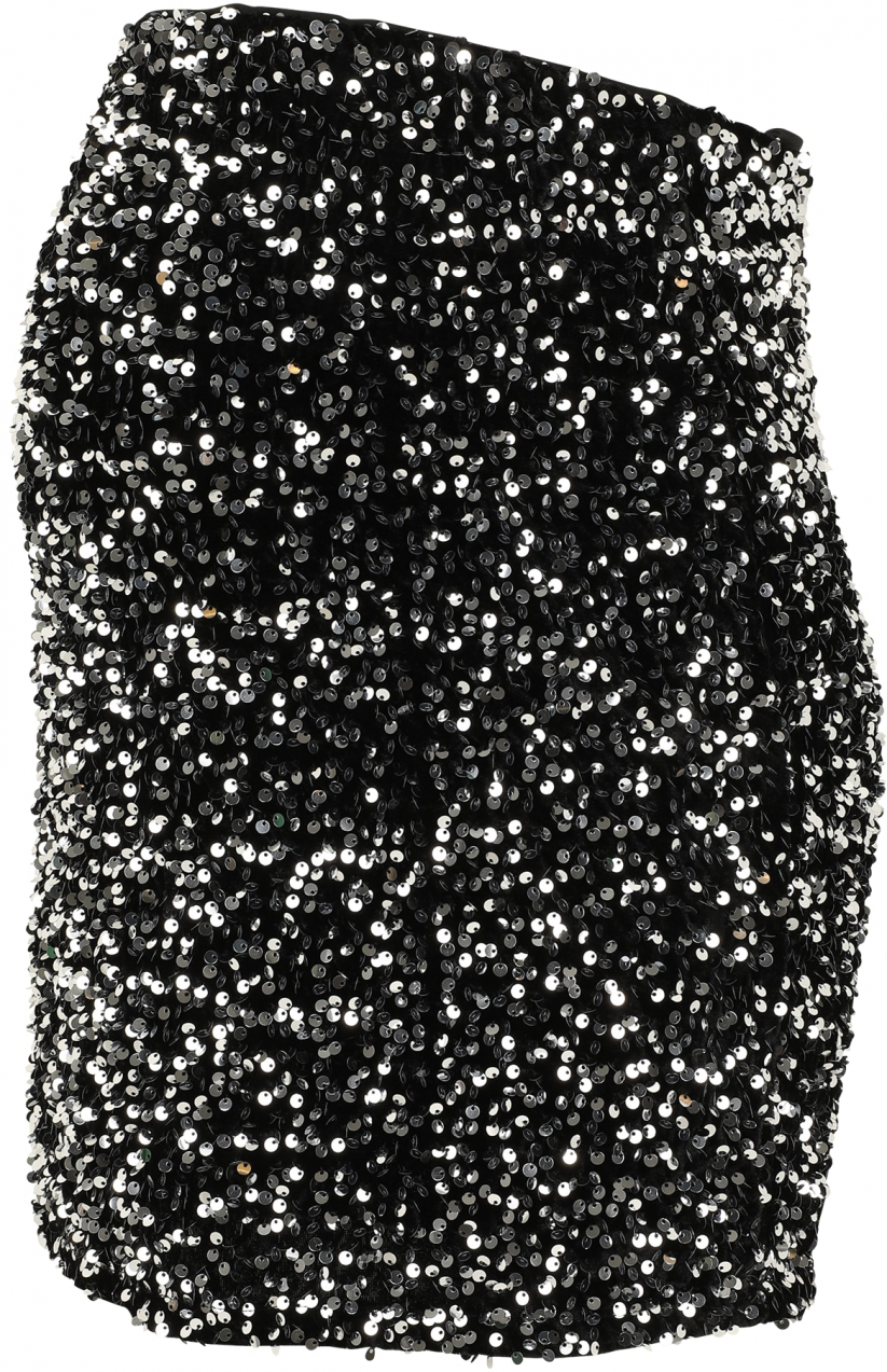 Vero Moda Maternity Sukňa 'VMMBELLA'  čierna / strieborná