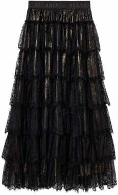 AllSaints Sukňa  čierna