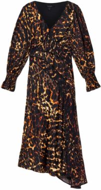 AllSaints Šaty 'DANNIE'  hnedá / pueblo / tmavohnedá / čierna