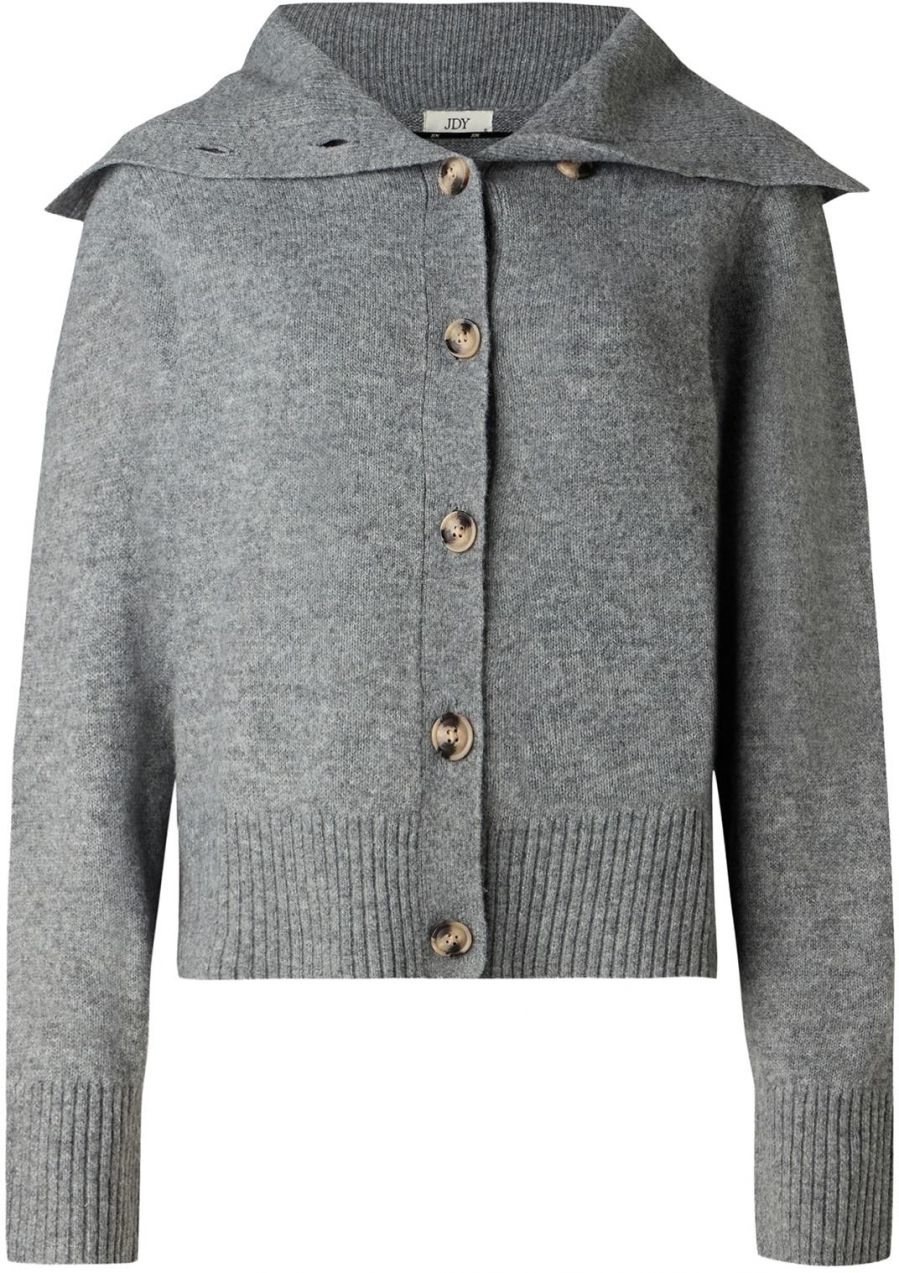 JDY Kardigán 'JDYSUPER'  sivá melírovaná