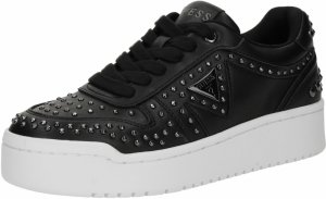 GUESS Nízke tenisky 'MOGANA'  čierna / strieborná