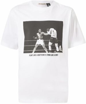 Only & Sons Tričko 'ONSMUHAMMAD ALI'  antracitová / biela