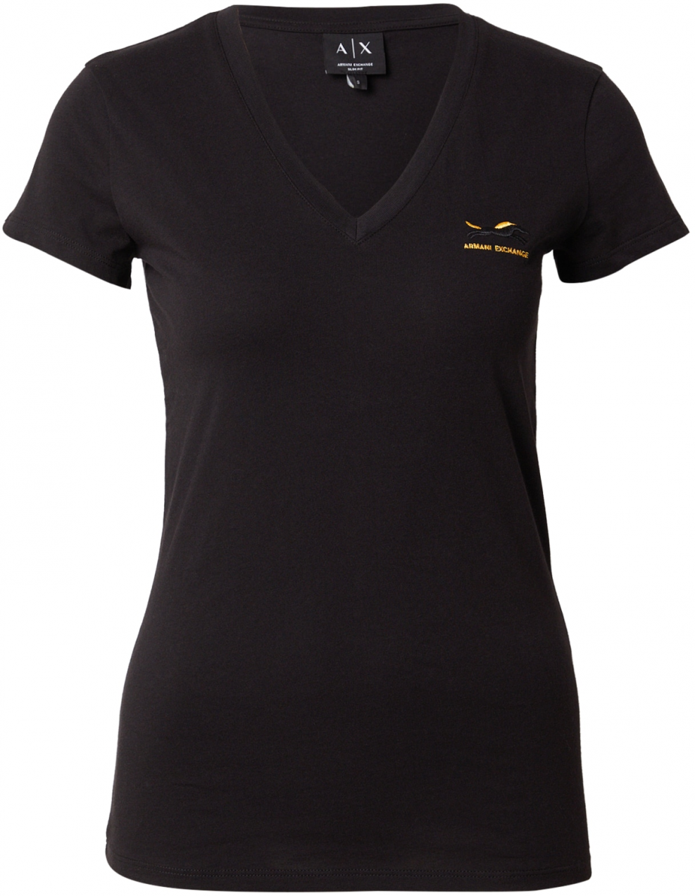 ARMANI EXCHANGE Tričko  žltá / čierna