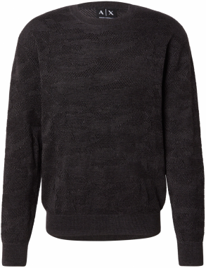 ARMANI EXCHANGE Sveter  čierna
