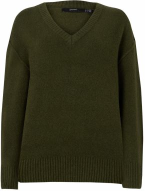 VERO MODA Sveter 'VMILSE'  tmavozelená