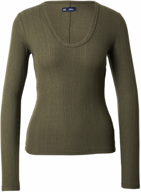 GAP Tričko  olivová