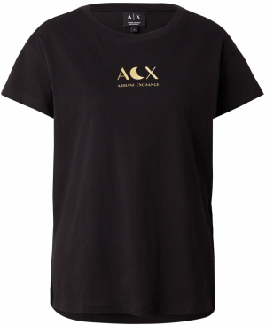 ARMANI EXCHANGE Tričko  zlatá / čierna