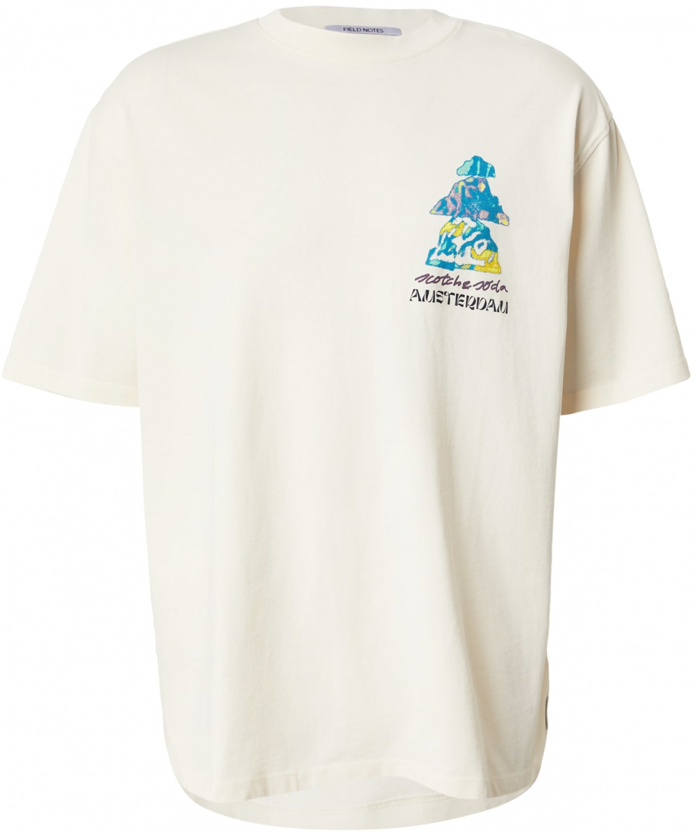 SCOTCH & SODA Tričko  kráľovská modrá / fialová / čierna / biela ako vlna