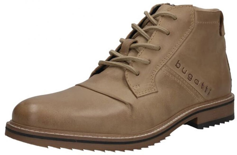 bugatti Šnurovacie čižmy  piesková