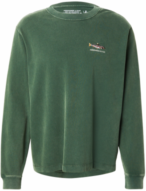 Abercrombie & Fitch Tričko  tmelová / olivová / oranžová / svetloružová