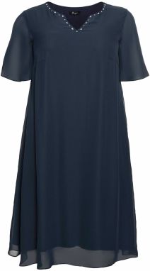 SHEEGO Šaty  tmavomodrá / priehľadná