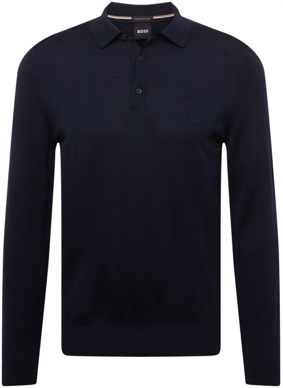 BOSS Sveter 'Bono'  tmavomodrá