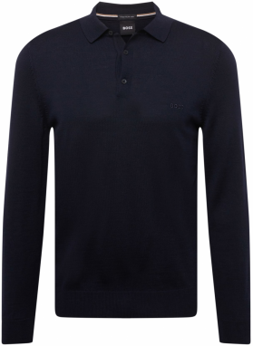 BOSS Sveter 'Bono'  tmavomodrá