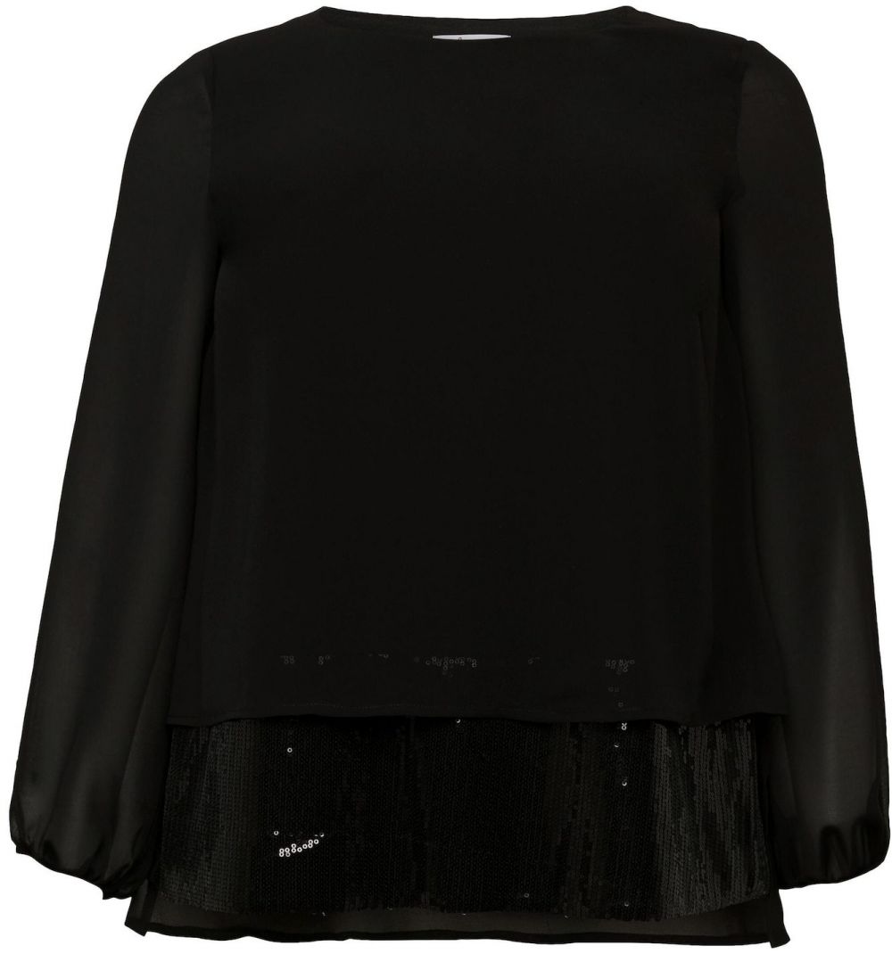 SHEEGO Tunika  čierna / strieborná