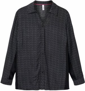 SHEEGO Blúzka  čierna / biela