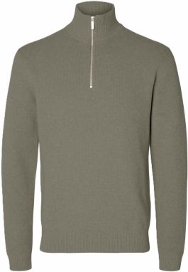 SELECTED Sveter 'SLHDANE'  pastelovo zelená