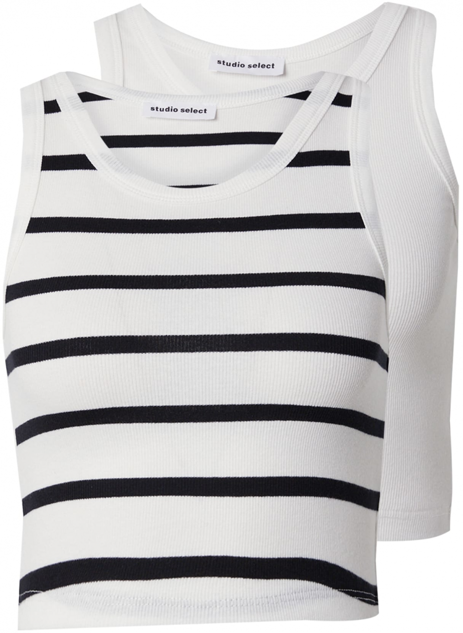 studioselect Top 'Marlene'  čierna / biela