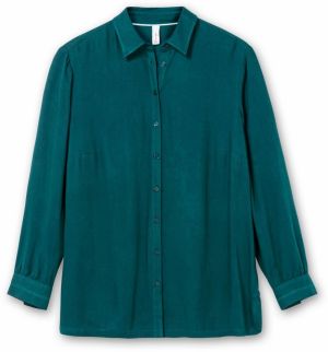 SHEEGO Blúzka  petrolejová