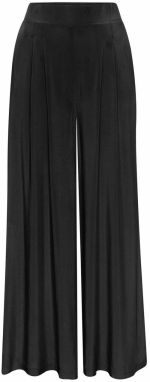 BUFFALO Plisované nohavice  čierna