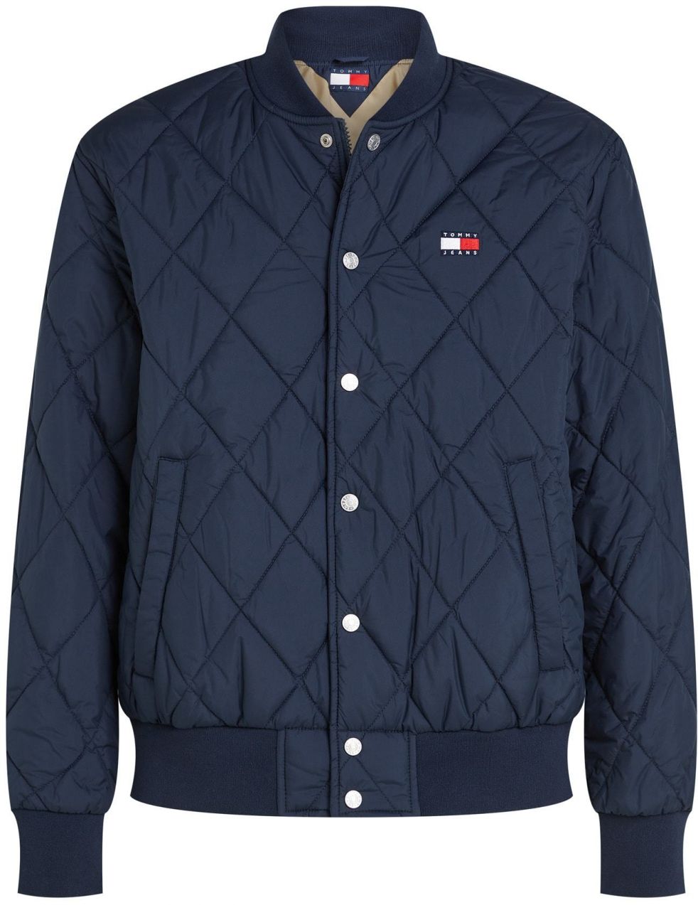 Tommy Jeans Prechodná bunda  modrá