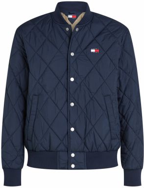 Tommy Jeans Prechodná bunda  modrá