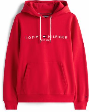 TOMMY HILFIGER Mikina  červená / biela