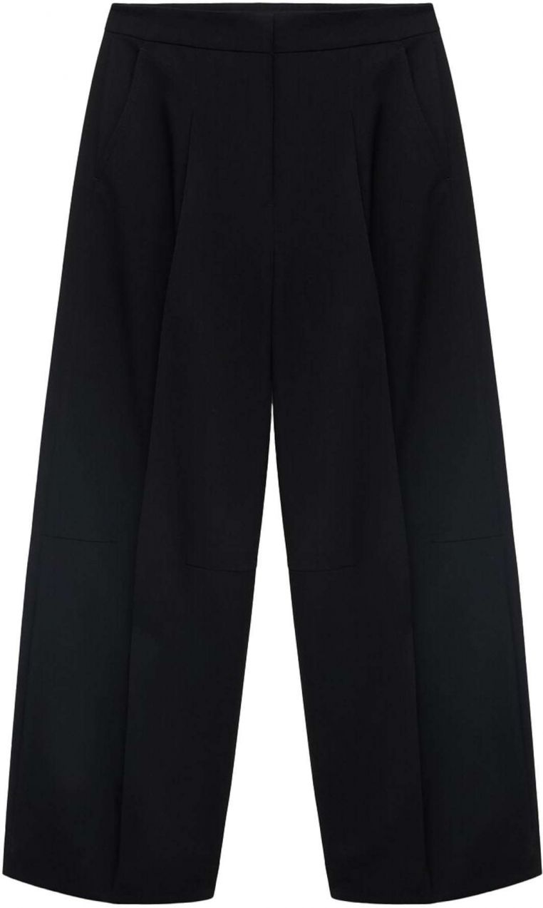 MANGO Plisované nohavice 'JULIA'  čierna