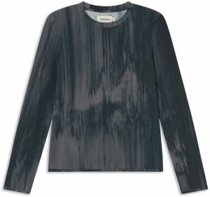 Thinking MU Tričko 'Brisa'  námornícka modrá / dymovo modrá / modrozelená