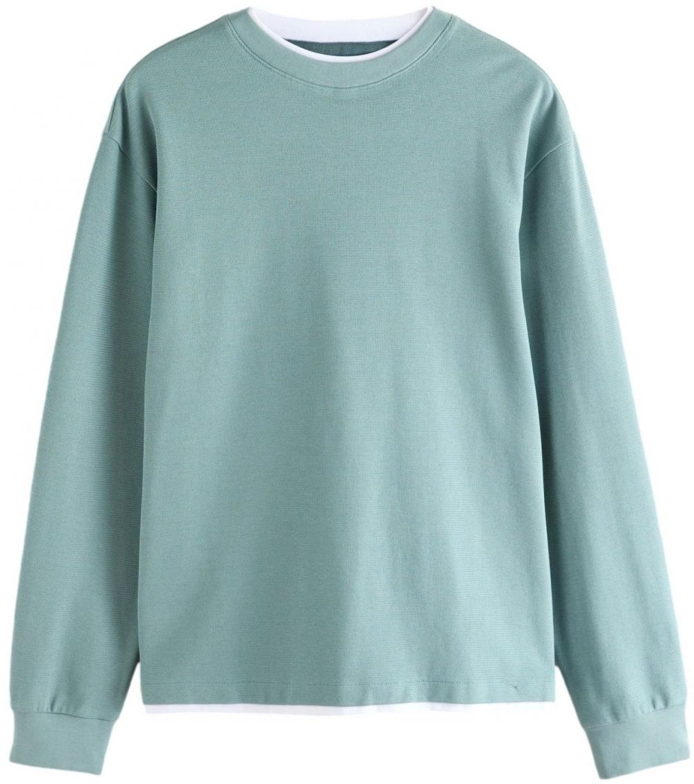 Next Tričko  petrolejová / biela