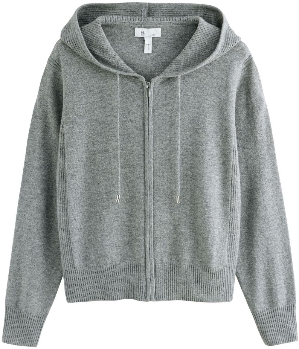 Next Kardigán  sivá melírovaná