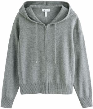 Next Kardigán  sivá melírovaná