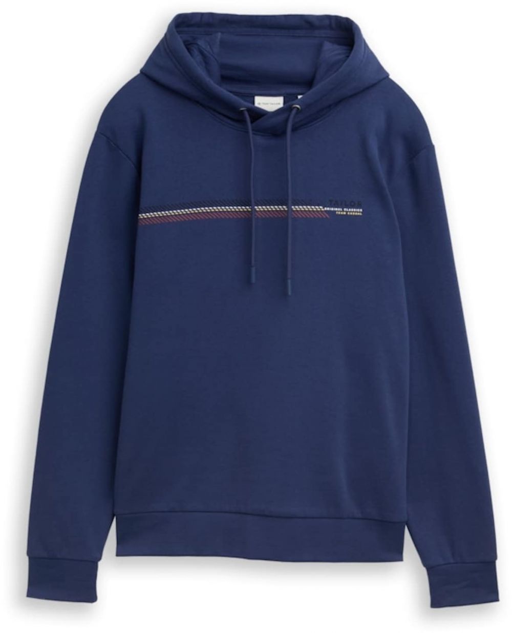 TOM TAILOR Mikina  námornícka modrá / tmavočervená / čierna / biela