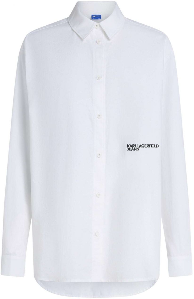 KARL LAGERFELD JEANS Blúzka ' Oxford'  biela