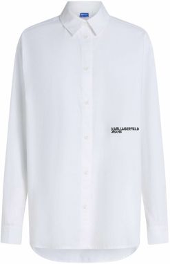 KARL LAGERFELD JEANS Blúzka ' Oxford'  biela