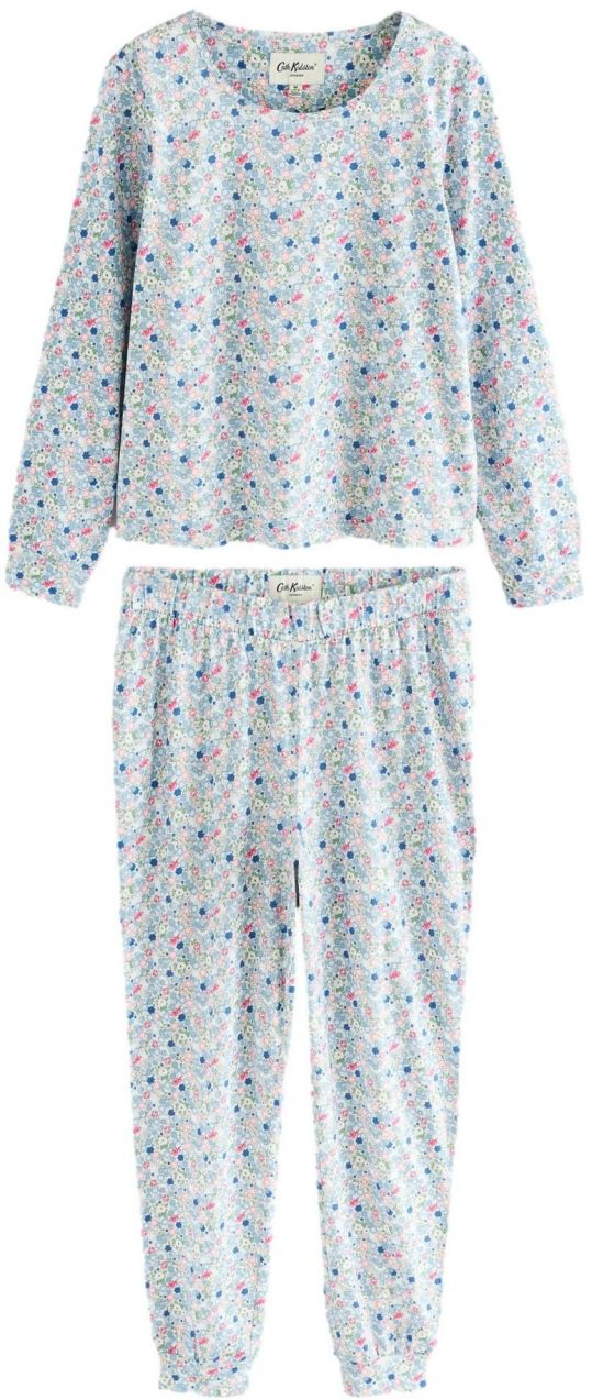 Cath Kidston Pyžamo 'Twosie'  modrá / svetlomodrá / nefritová / ružová