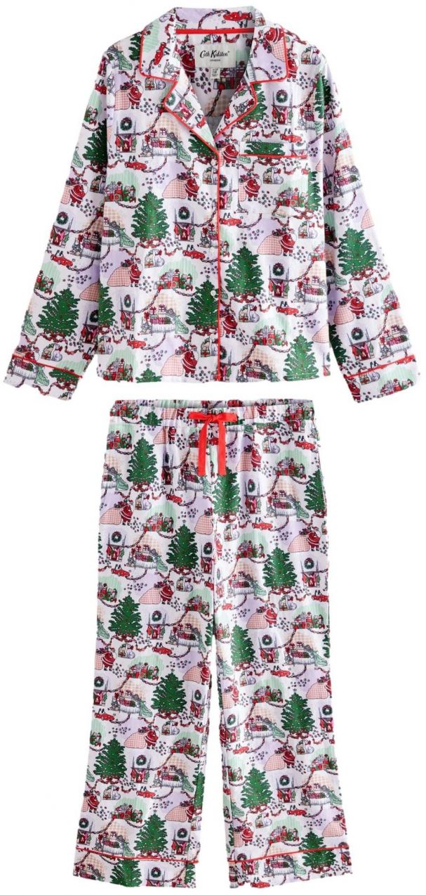 Cath Kidston Pyžamo  zelená / červená / biela