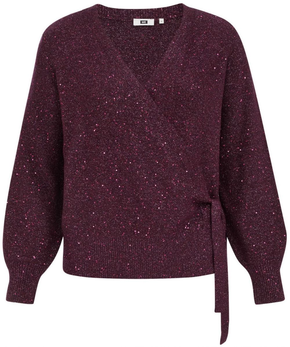 WE Fashion Kardigán  baklažánová