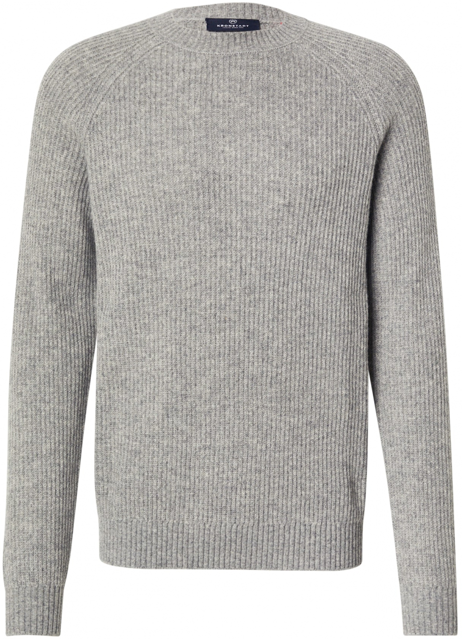 Kronstadt Sveter 'Dorsey'  sivá melírovaná