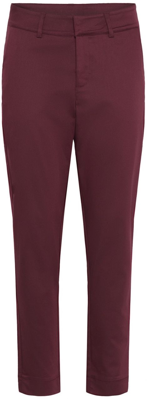 Kaffe Chino nohavice 'Lea'  bordová