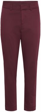 Kaffe Chino nohavice 'Lea'  bordová