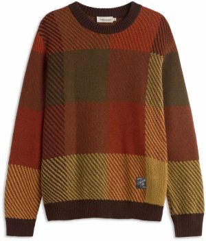 Thinking MU Sveter 'Khem'  hnedá / olivová / čierna