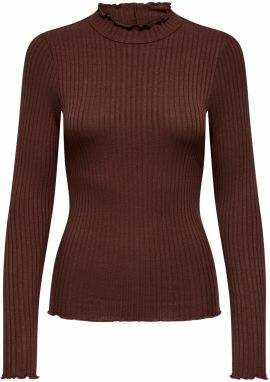 JDY Tričko 'JDYFRANSISKA'  merlotová