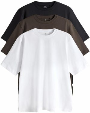 The Set Tričko  čokoládová / čierna / biela