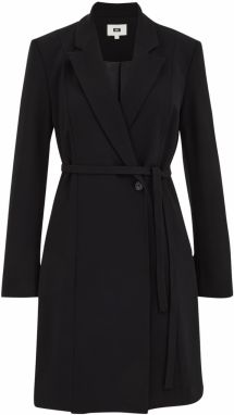 WE Fashion Košeľové šaty  čierna