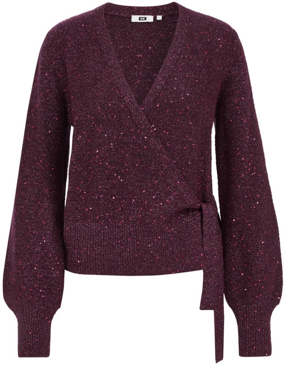 WE Fashion Kardigán  baklažánová