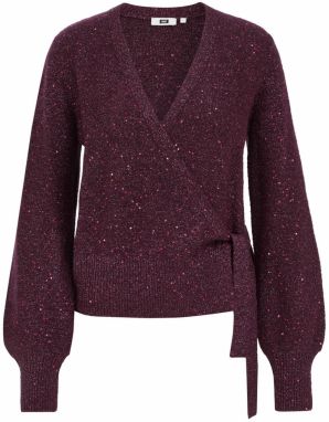 WE Fashion Kardigán  baklažánová