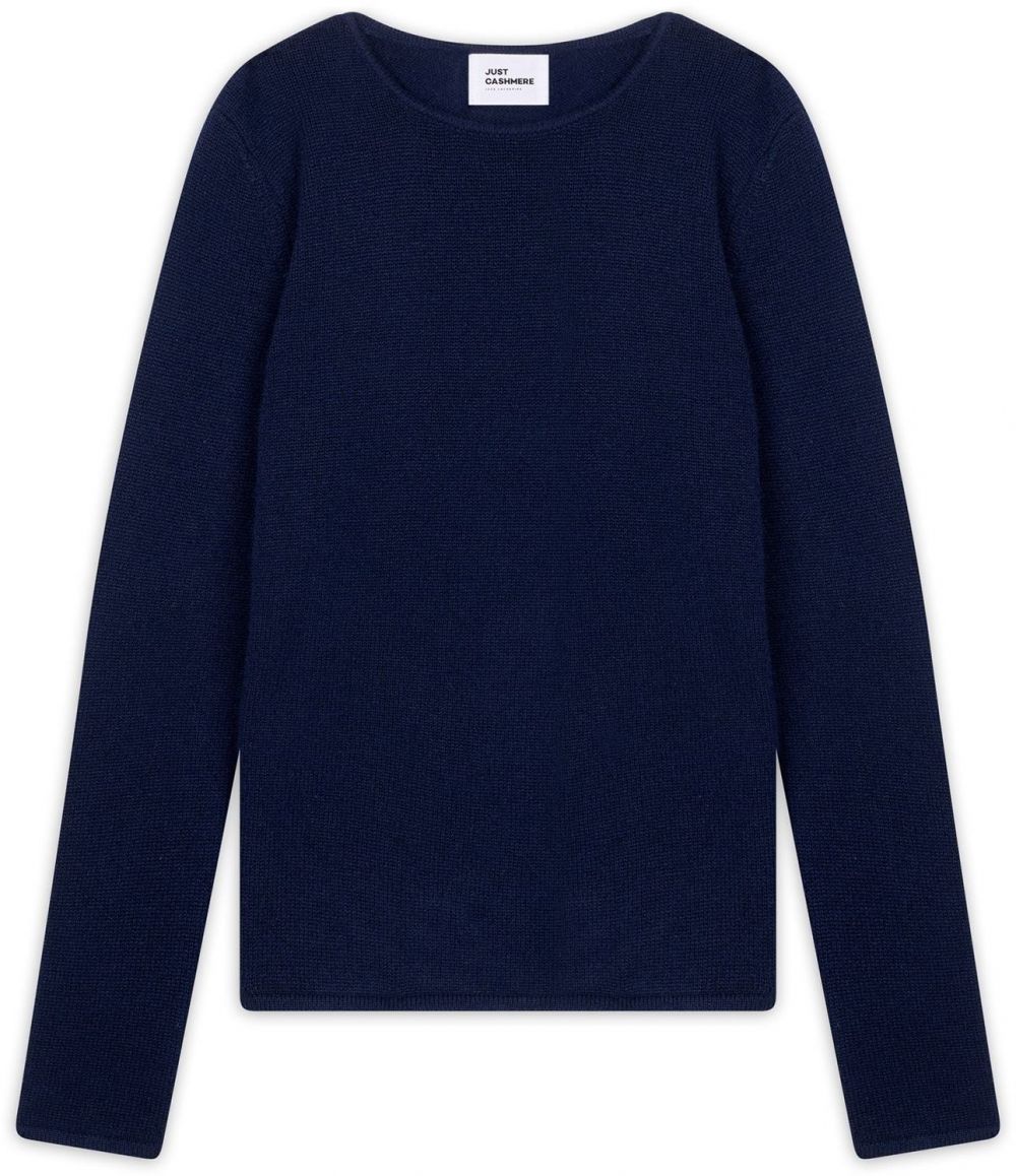 JUST CASHMERE Sveter 'Joyce'  námornícka modrá