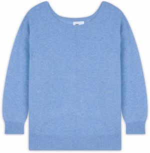JUST CASHMERE Sveter 'Karen'  nebesky modrá