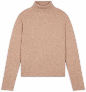 JUST CASHMERE Sveter 'Ava'  farba ťavej srsti